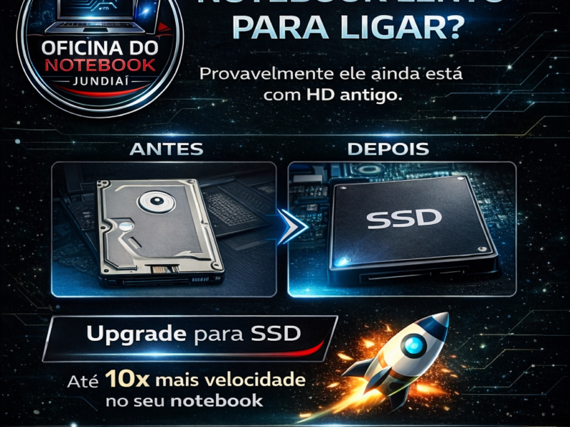 Assistência Técnica de Notebook e Celular em Jundiaí | Formatação, Tela, SSD